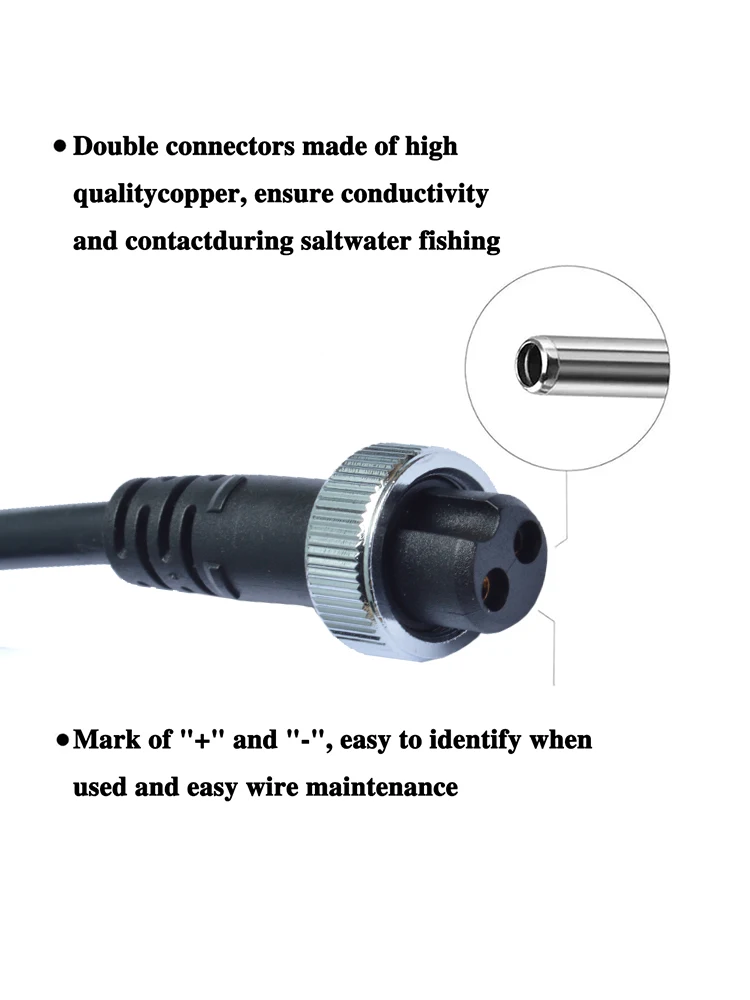 1,2 M 4FT Elektrische Angel Rolle Batterie Netz Kabel Luft Ladegerät Ladekabel Kompatibel Für Banax Kaigen 7000 1000 1500 500 300
