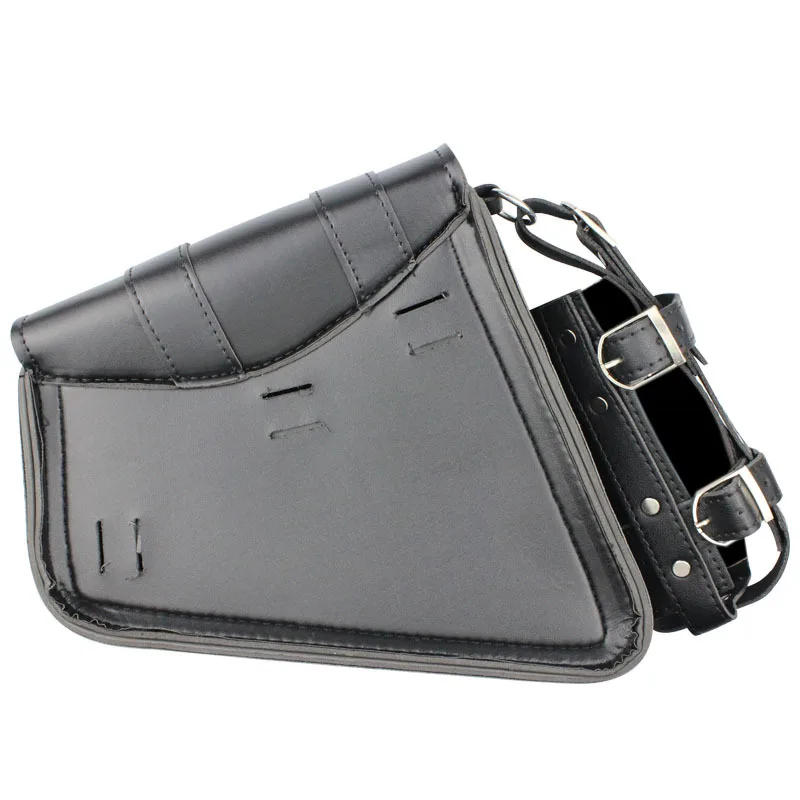 PU Leather Motorcycle Saddlebags Luggage Saddle Bag Pouch Side Tool Pouch Bag for Harley Sportster XL 883 1200 48 72