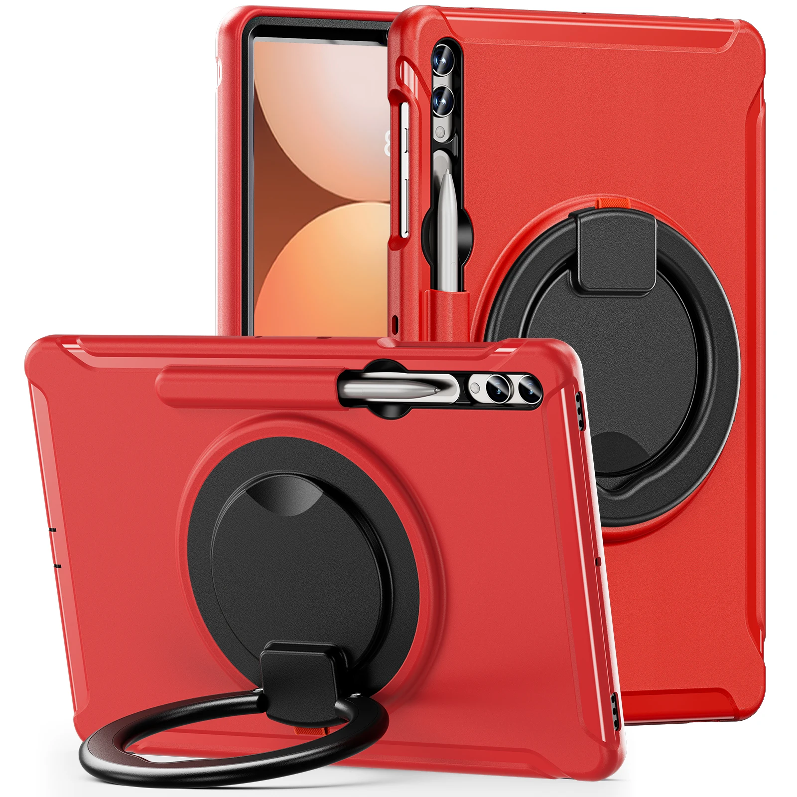 Durable Handle Kickstand Shockproof Tablet Case Cover with Stand