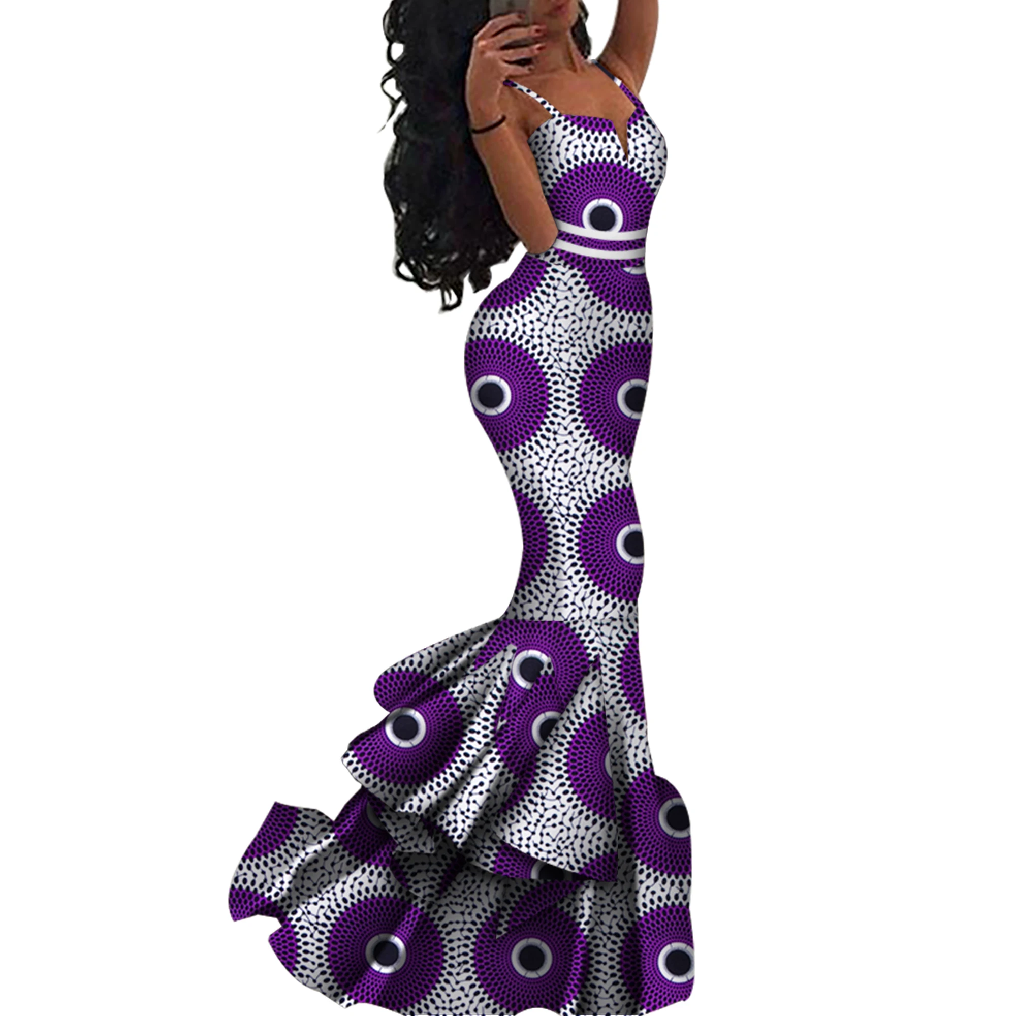 white christmas dresses African Print Party Dresses – TJ African Print Dresses main image 1