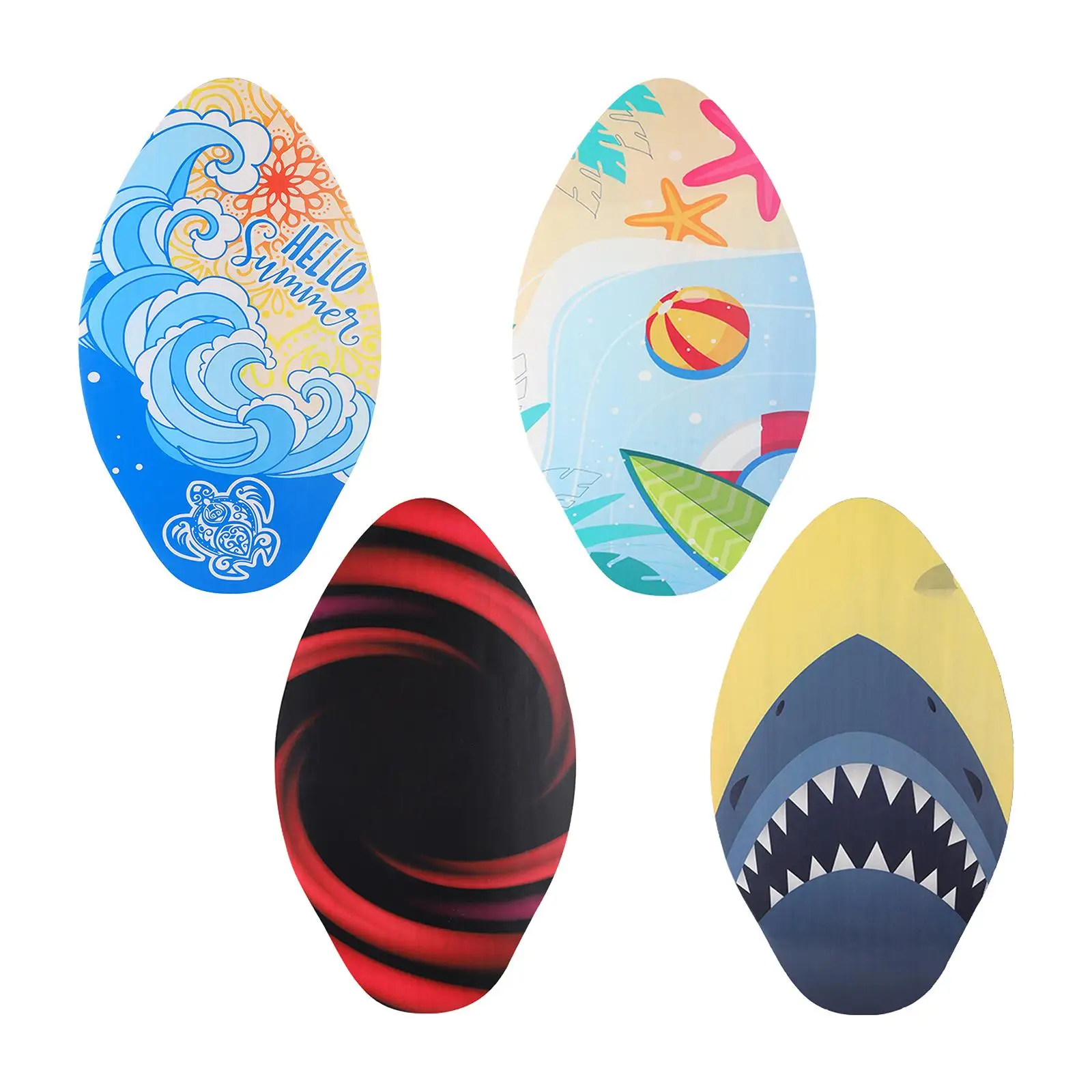 

Beach Skimboard with High Gloss Coating Wooden Skim Board Beginners Skim Board for Kids Adults Teenagers Boy Girls Water Sports