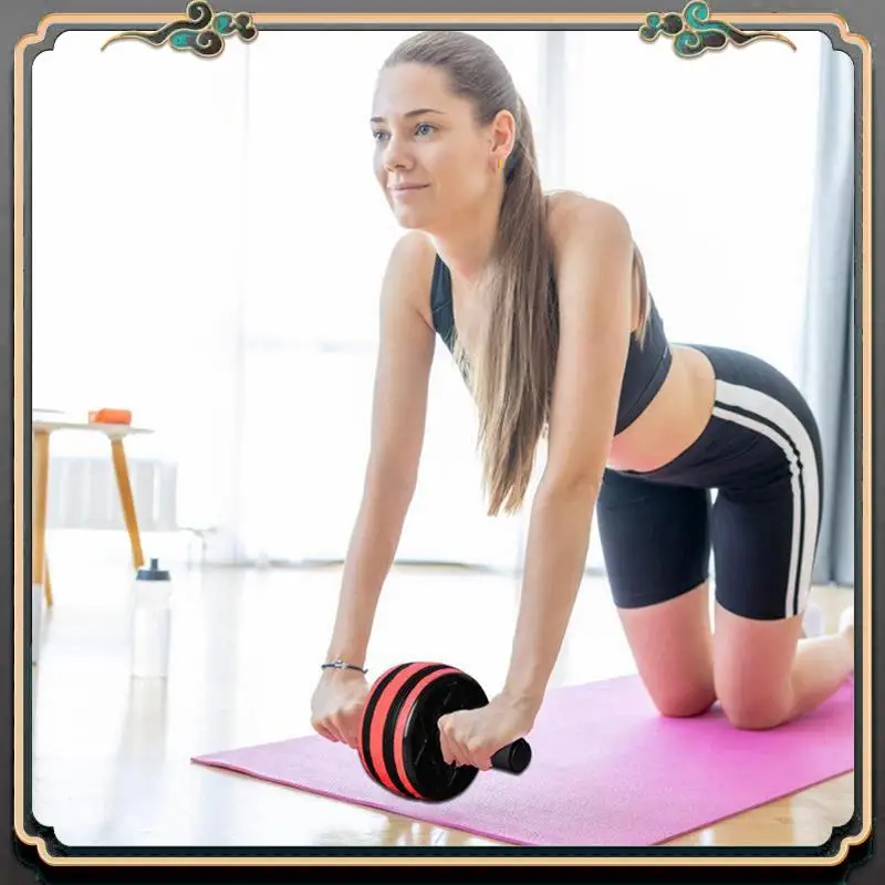 Ab Wheel Roller Workout Roller Wheel With Knee Abdominal Exercise Equipment For Home Gym Training Core Muscles,B Durable