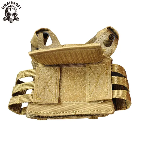 SINAIRSOFT Tactical Premium Beer Molle Mini Miniature Hunting Vests Beverage Cooler Adjustable Shoulder Straps Vest 5