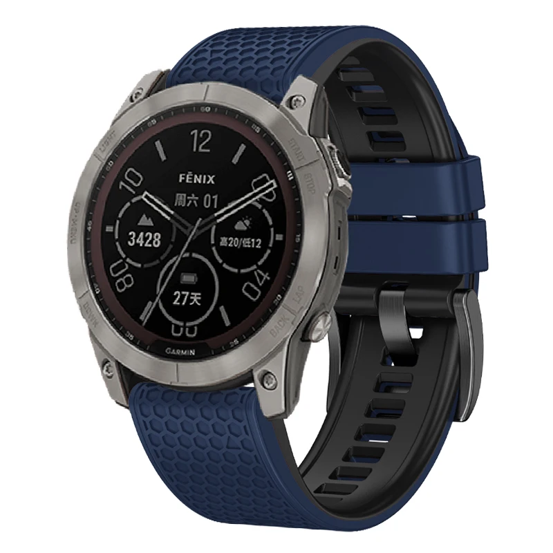 Enhanced QuickFit Silicone Watch Band - Durable Strap with Bracelet Accessories