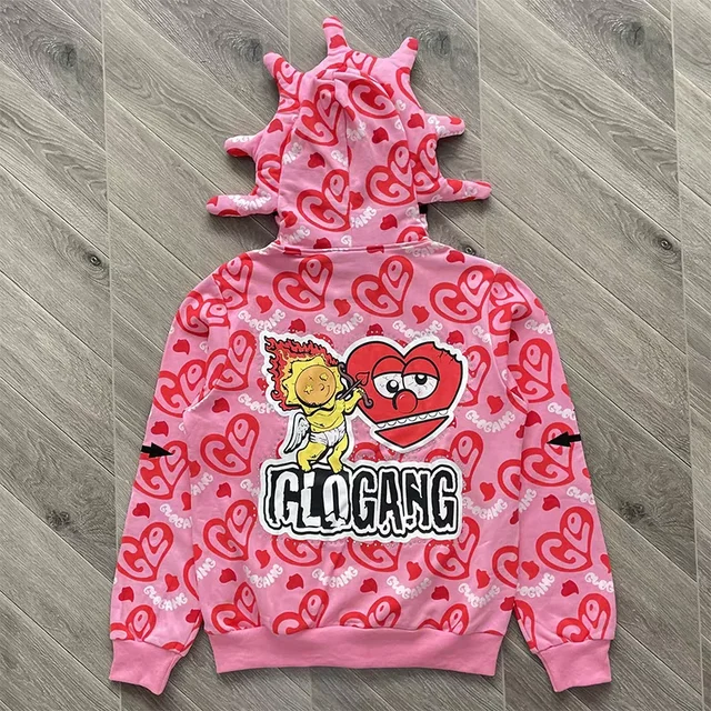 2025fw Glo Gang The Glory Full Zip Hoodie Men Women 1:1 High