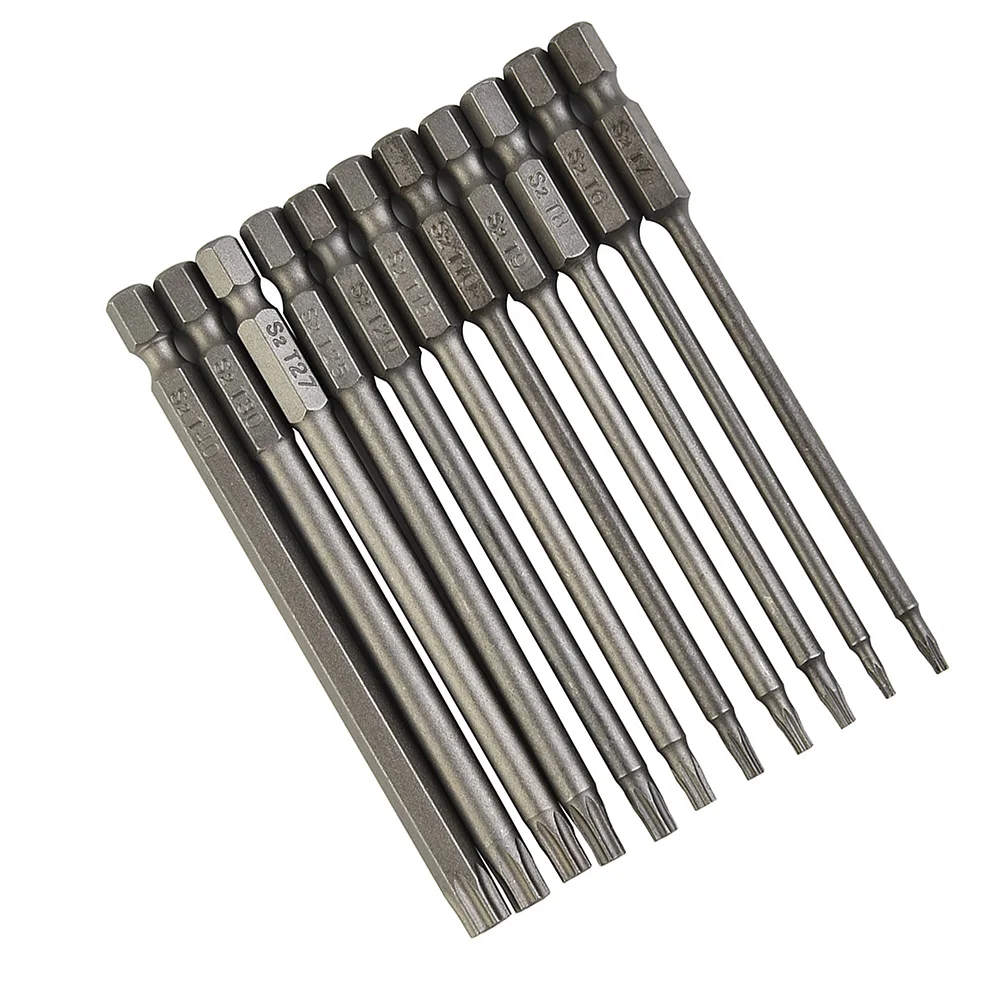 

Hand Tools Torx Screwdriver Bit Garden Home Part 100mm Assorted Equipment Hardness Magnetic Head Set Practical