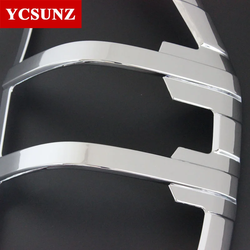 ABS Chrome Tail Lights Covers For Ford Ranger Wildtrak T6 T7 T8 2012 2013 2014 2015 Car Styling car accessories