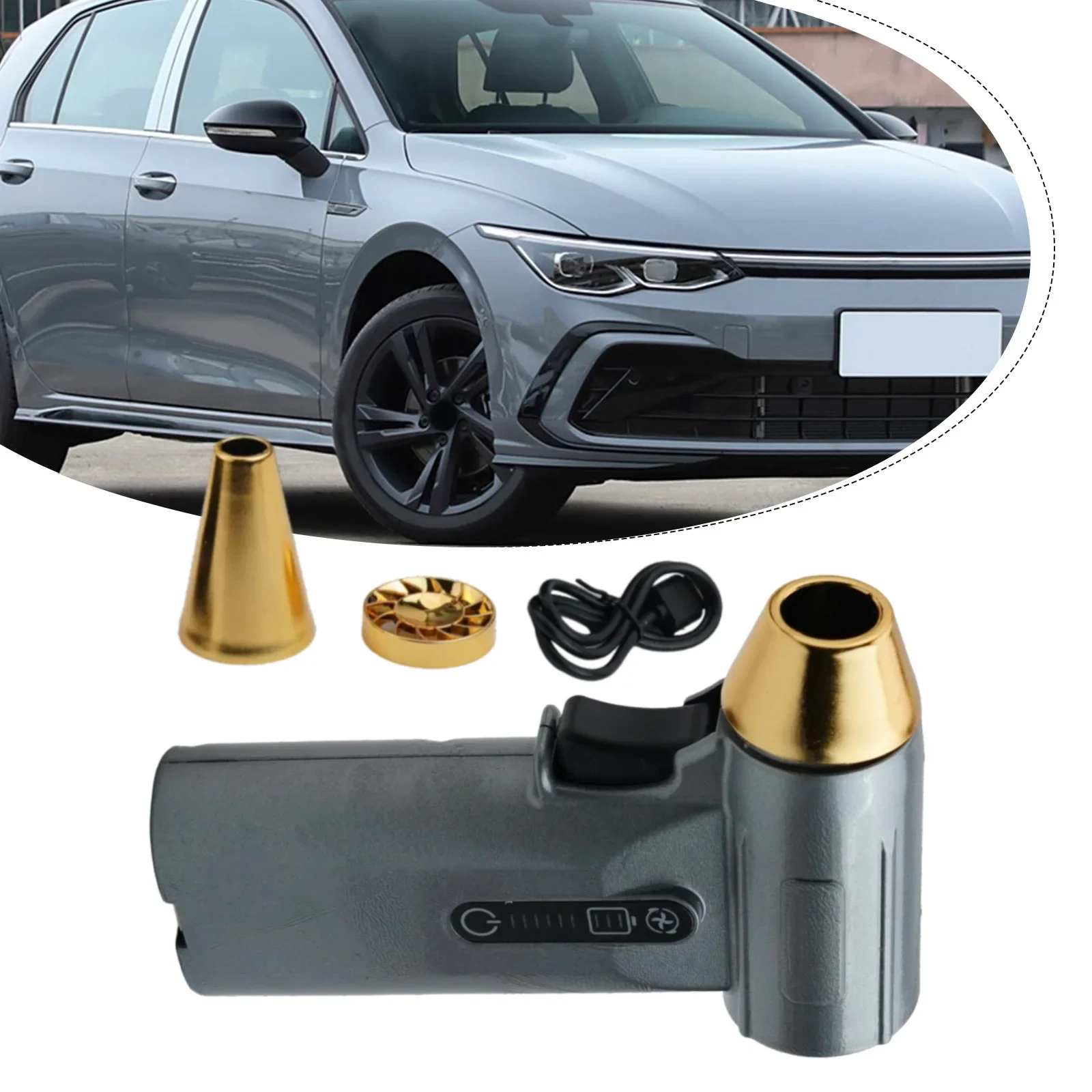 130000RPM Car Air Blower Electric Air Duster Turbo Blower Strong Turbofan Brushless Motor USB Rechargeable Car Cleaning