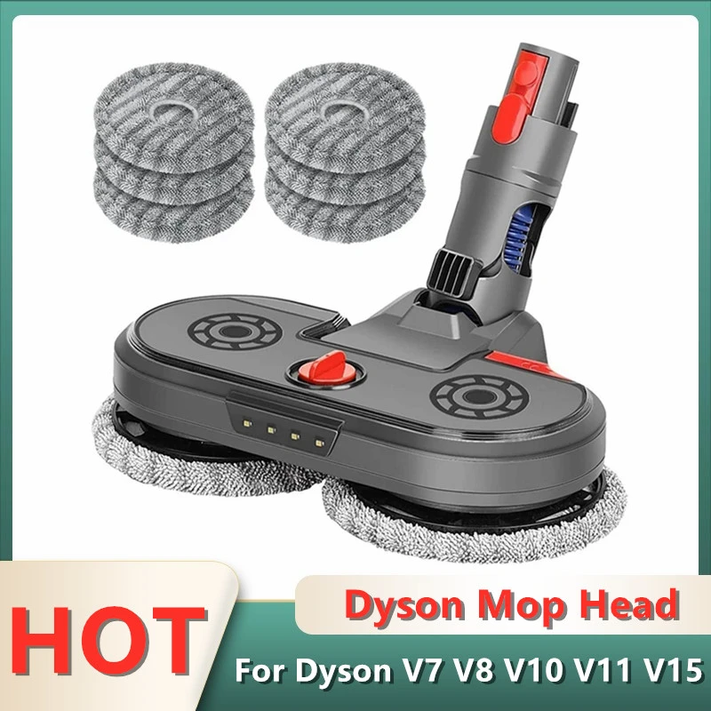 For Dyson V7 V8 V10 V11 Mop Attachment With Integrated Water Tank LED