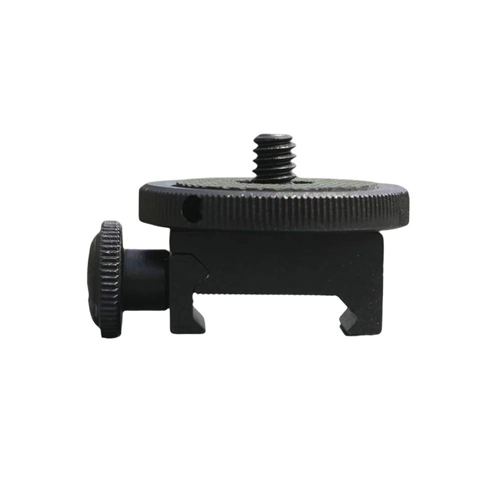 Tactical Side Rail Mount Hunting Camera Tripod Adapter 1/4-Inch Thread for Insta360 One RS R X2 GoPro 10 9 Xiaomi yi Smartphone
