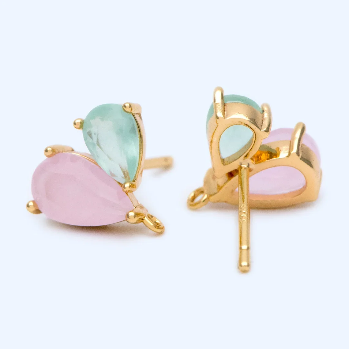 Милая розовая подвеска в виде капли воды