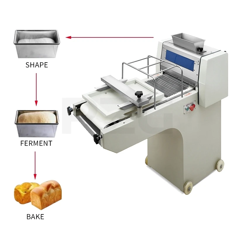 Industrial Bakery Toast Biscuit Loaf Bread Divider Moulder Bread Moulding Moulder Dough Shaping Toast Machine
