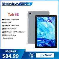 Blackview Tab 8E 10.1 Inch Android 10 WIFI Tablet PC 3GB RAM 32GB ROM 13MP Rear Camera 6580mAh Battery Octa Core Dual Speakers 1
