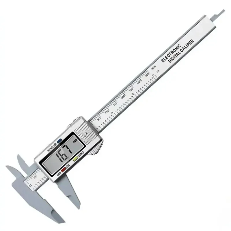 Digital Vernier Caliper 150Mm Plastic Measuring Tool With Lcd Display For Students Mini Text Play Ruler 1Pc Precision Instrument