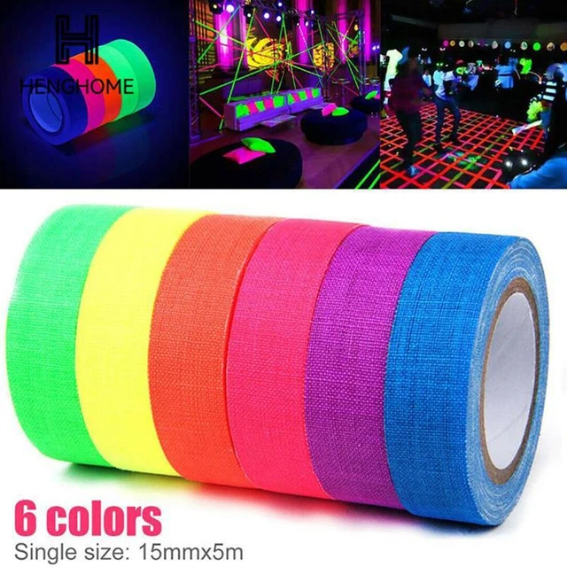 Paper Blacklight Reactive Tape  Blacklight Party Decorations - Party  Supplies Paper - Aliexpress