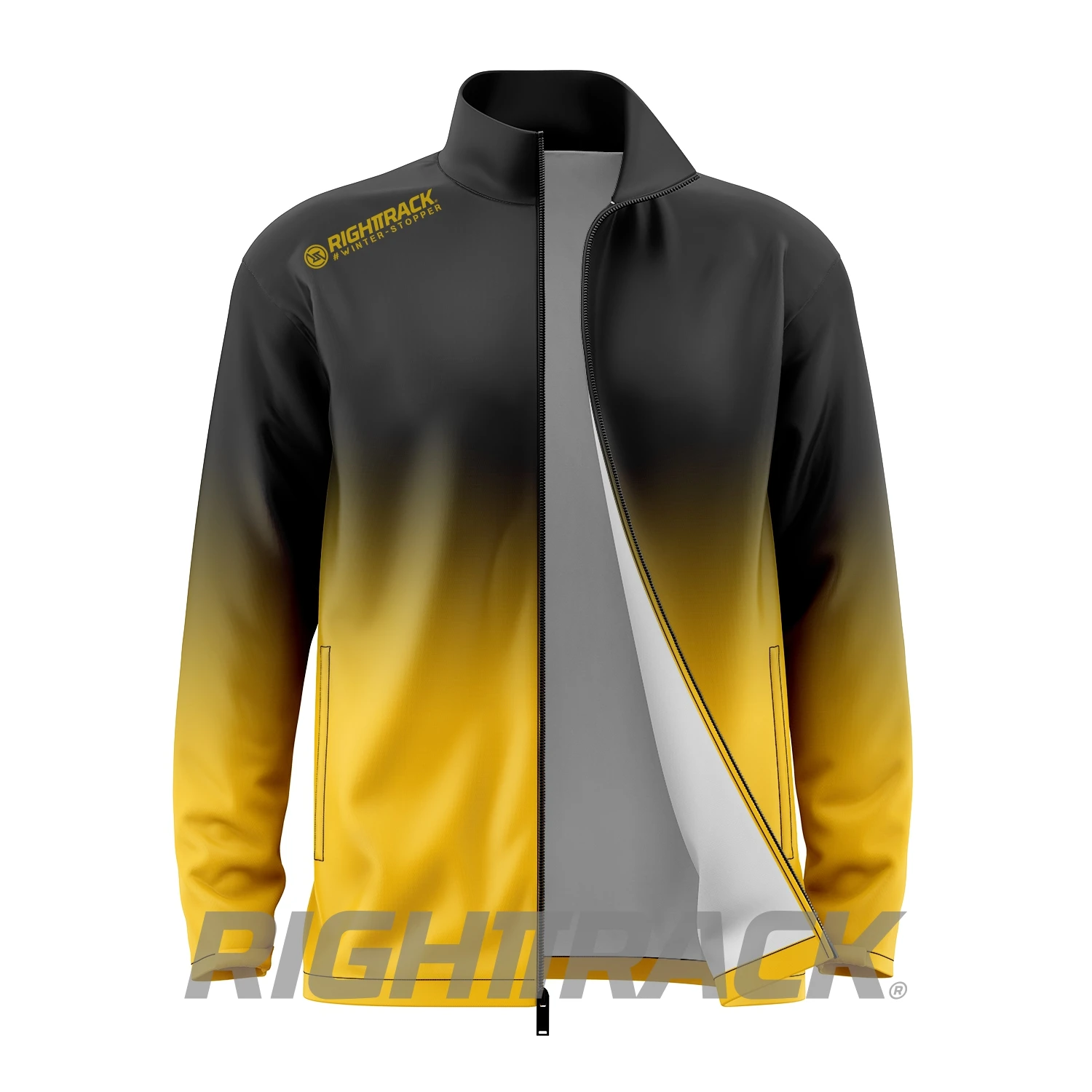 Winter Snow Jacket Men Windproof Thermal Fleece Clothing RT Gradient Outdoor Sports Skiing Running Cycling Hiking Apparel