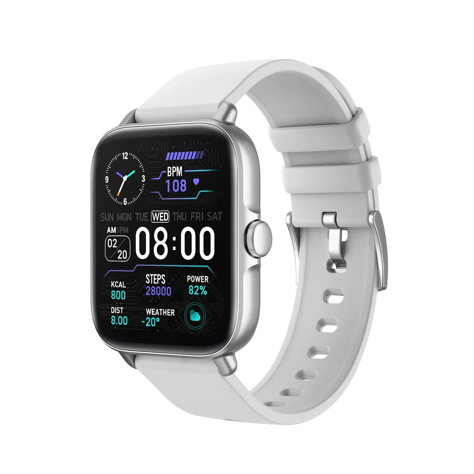 Smart Watch Stress Management Y22 1.7 Inch Screen Men Women Fitness Smart Watch With Heart You Can Text And Call On