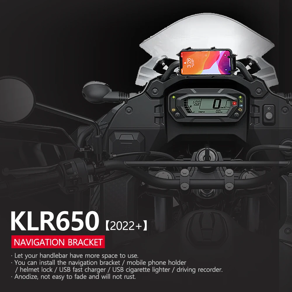 New For KAWASAKI KLR650 KLR klr 650 Motorcycle GPS Smart Phone