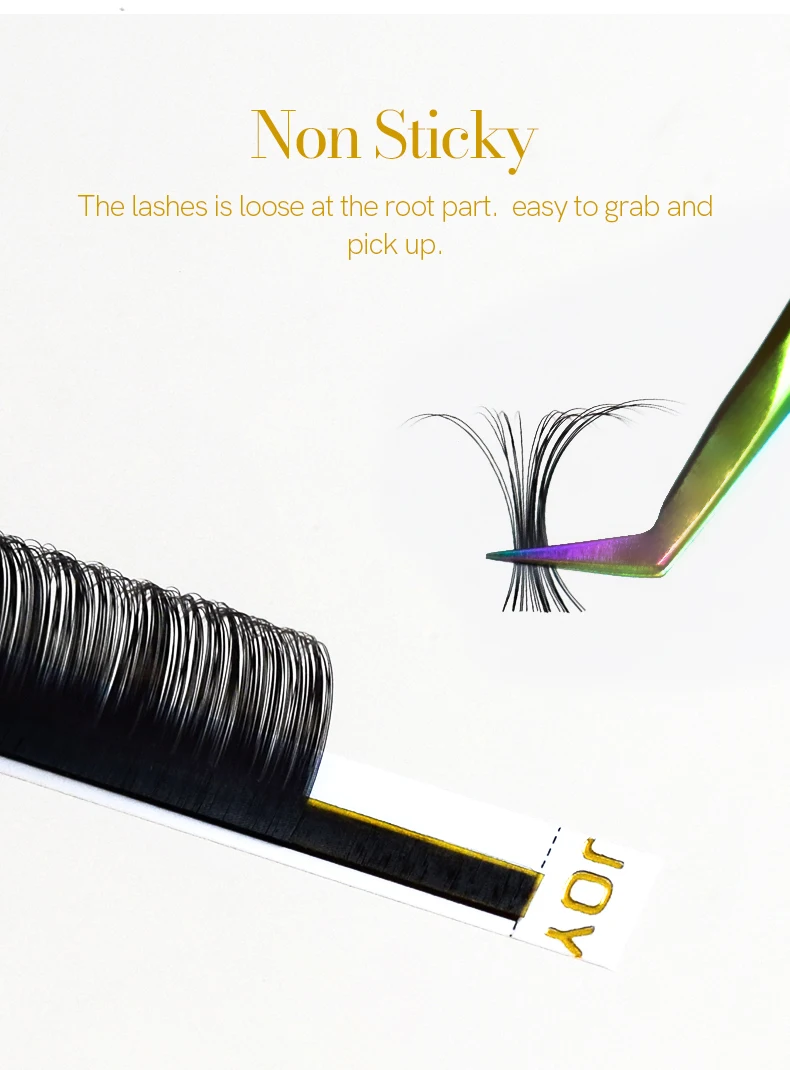 Einzelne Wimpern 16 Reihen 7-16 Länge hochwertige Make-up-Werkzeuge falsche Wimpern – Detail 8