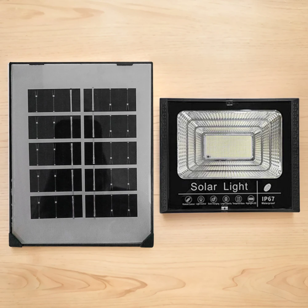 Solar Flood Lights 25w 100w 30w 200w LED Solar Powered Spotlight Outdoor Waterproof Reflector Solar with Remote Control IP67