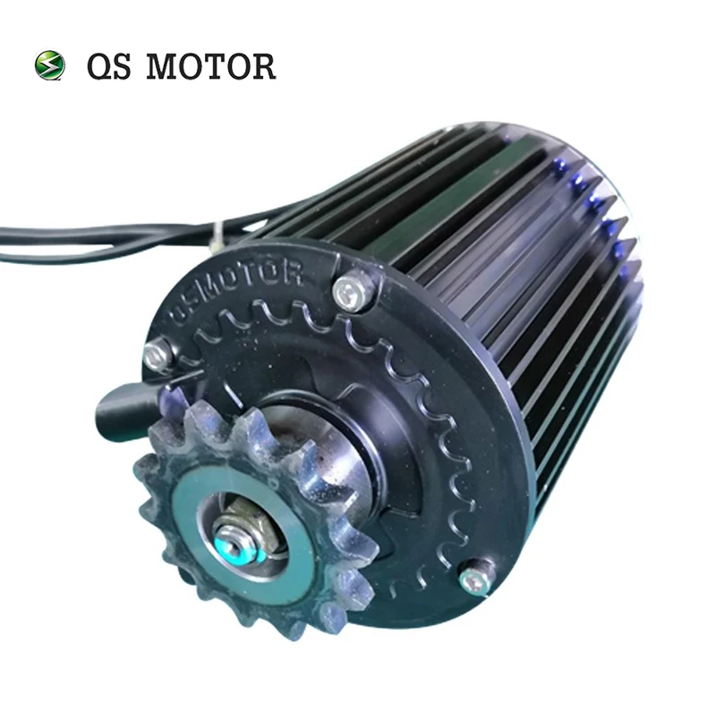 QS MOTOR QS90 1000W 72V Mid Drive Motor Small Size for Motor Belt and Chain Drive