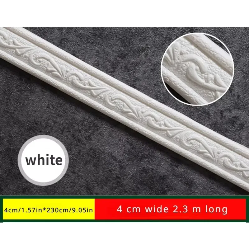 1 PC Self Adhesive Waterproof Baseboard Wall Sticker  Oil Diamond Painting Frame Wall Decor Room Decoration Wall Decoration