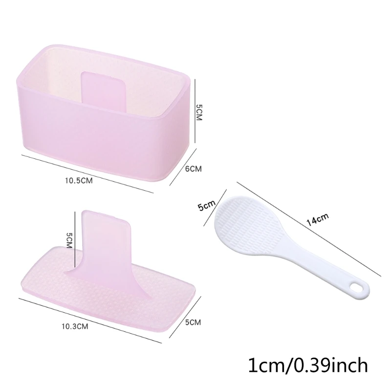 No Bpa, No Stick, No Toxic Rettangolare Hawaiano Spam Musubi Accessori Da Cucina 85Ad
