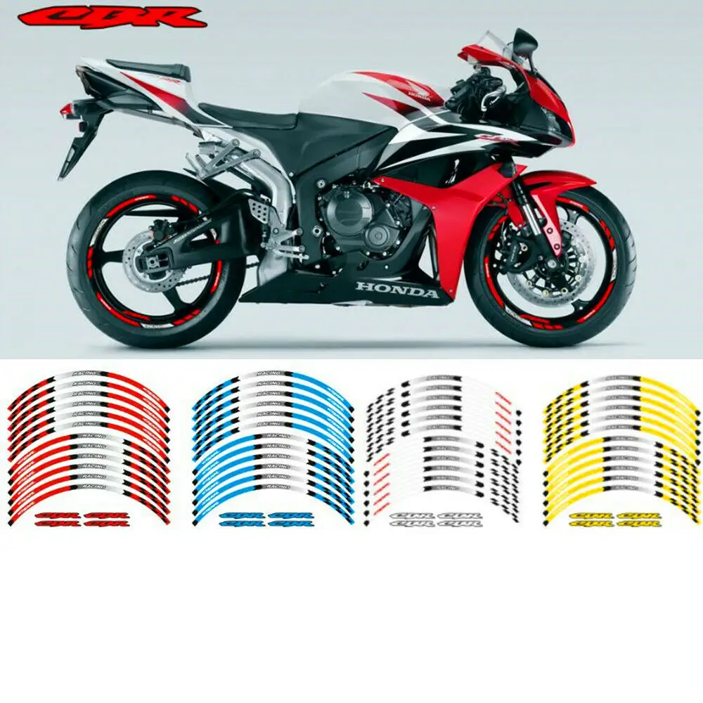 Honda CB CBR Cbrr Cr XL XR Essence Réservoir Aile Original Stickers 