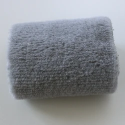 Luxurious 5MM Plush Fabric - Soft Artificial Fur - 50x165cm (Grey)
