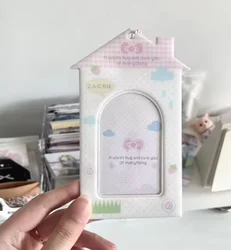 Kpop Idol Photocard Holder - Camera Design Photo Storage Case & Protection Cover (PVC Card - house)