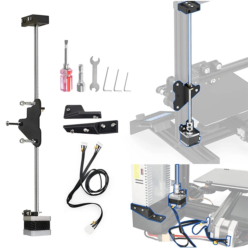 Creality Ender 3 Dual Z-axis Upgrade Kit With Metal Power