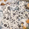 Romantic flower notebook material，suitable for Diy decorating scrapbooks，journal planning，background paper，aesthetic stationery 4
