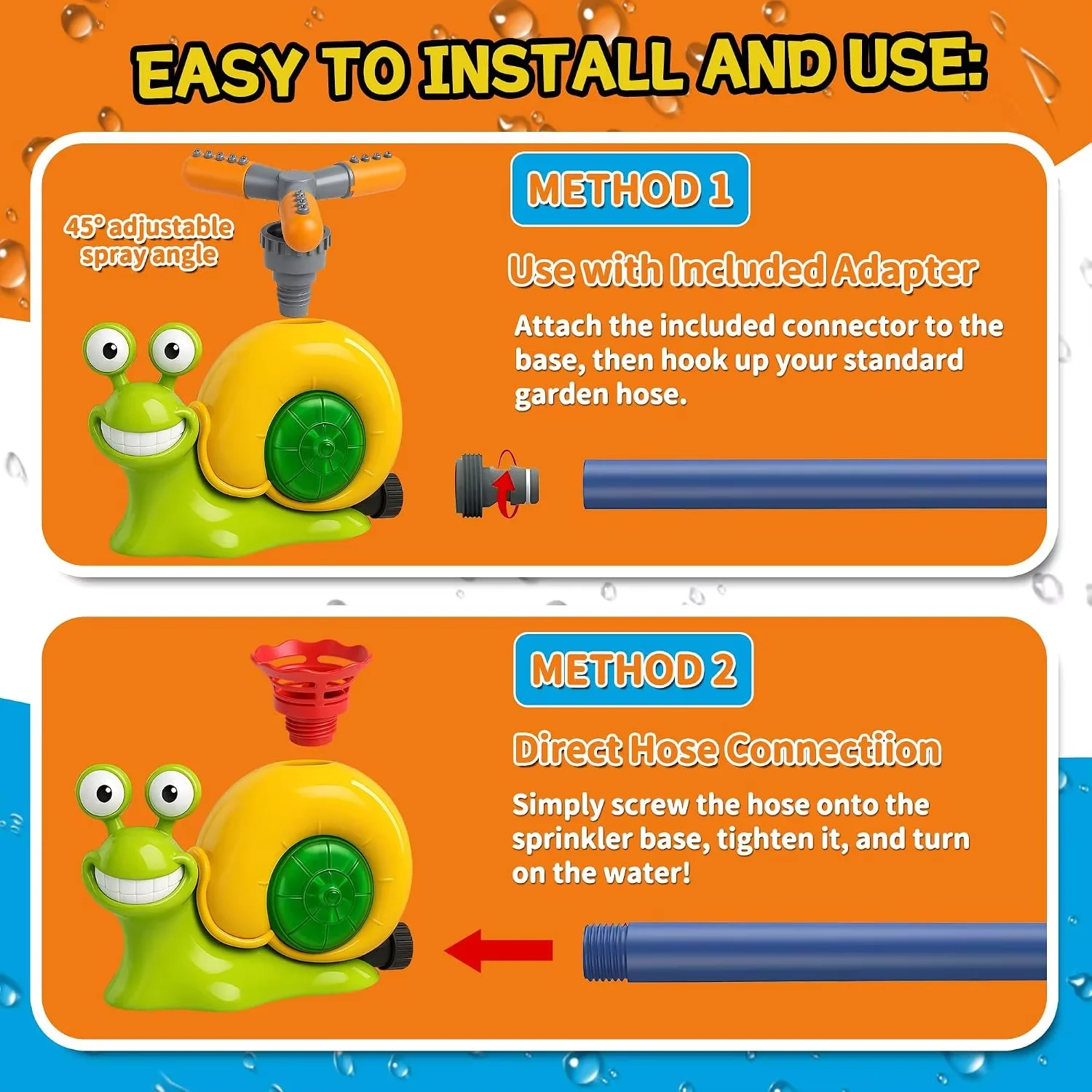 Cute Snail Water Sprinkler 6