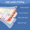 Children's Learning English Chart Fruit/ Color/ Animal/ Body Part /Number and Letter Big Card A4 Poster Classroom Decora for kid 5