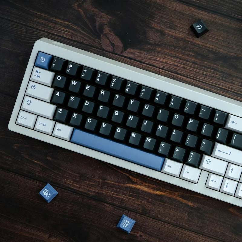 Teclas Conjunto Aifei Ícone Gmk Ártico Keycaps Abs Duplo Tiro Tampas de Chave Perfil Cereja Keycap para 61 64 68 84 87 96 980 104 253 - Imagem 4