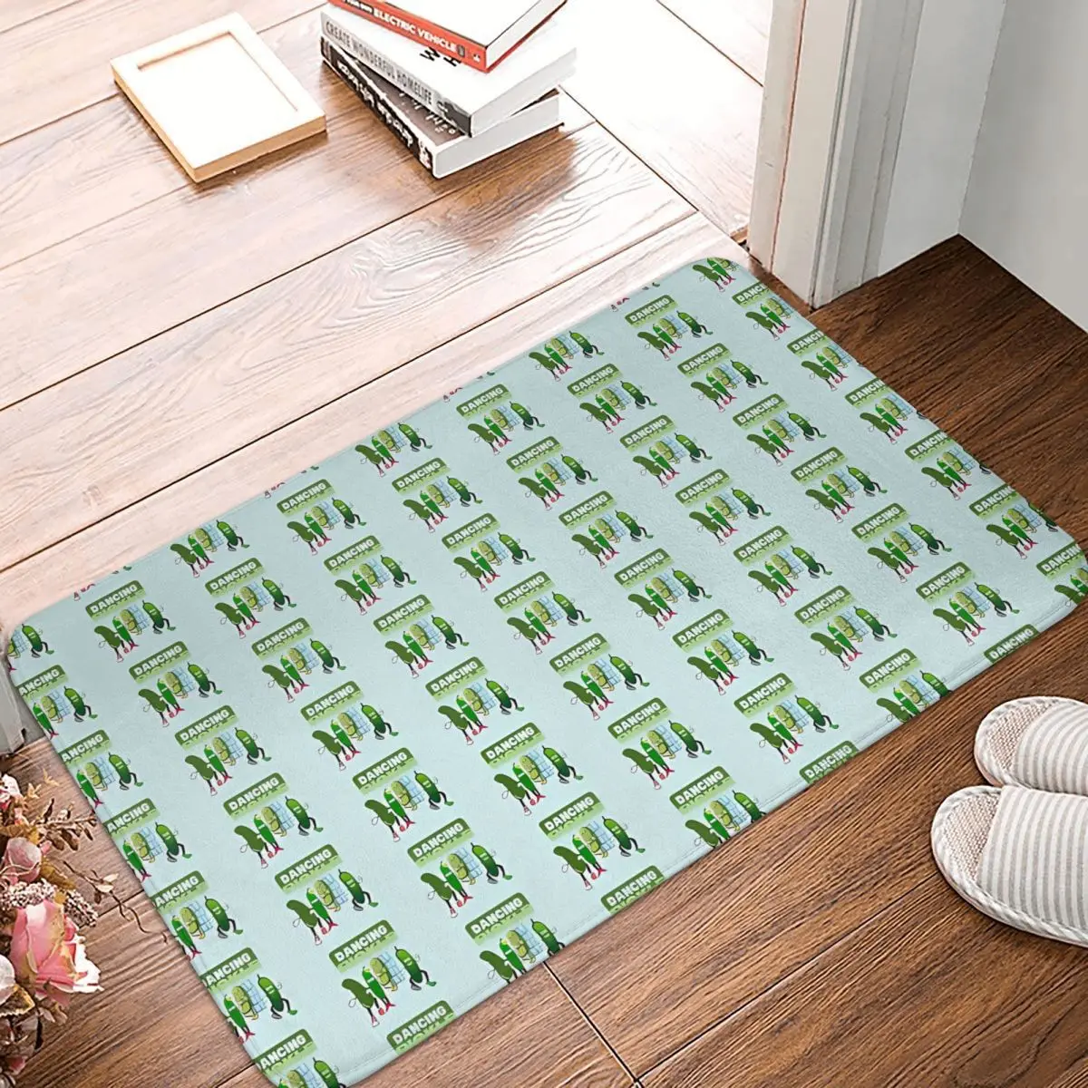 

Pickle Party Anti-Slip Doormat Kitchen Mat Dancing Balcony Carpet Entrance Door Rug Bedroom Decor