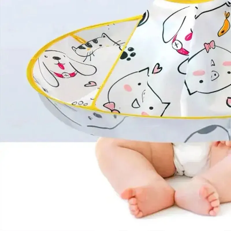 어린이 헤어 커팅 케이프, 헤어 커팅 가운, 미용사 앞치마 망토, 우산 헤어 커팅 도구