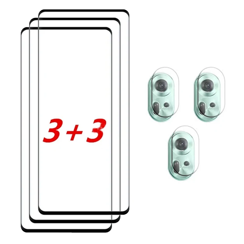 Enhanced Glass Screen and Camera Protector - Full Curved Tempered Coverage