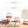 Fresh-keeping Food Container Fruit Salad Yogurt Box Kitchen Container For Cereals Double-layered Portable Travel Storage Jars 3