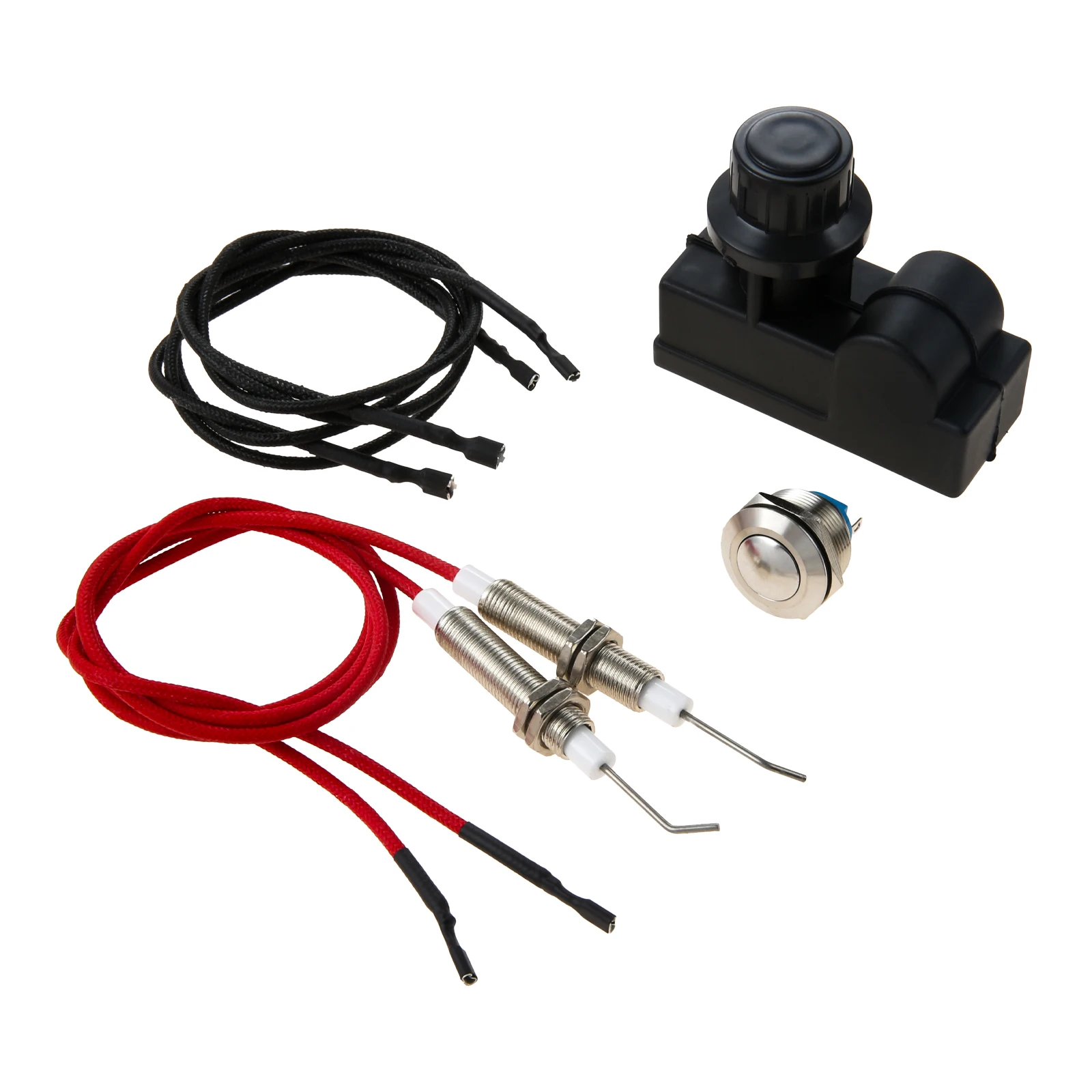 Grill Igniter Push Button Control Switch Ignition Automatic Ignition System Control AA Battery Ignitor w/ Sparkers for Gas Grill refrigerator fan motor propane tank refill adapter gas cooker top cover kit gas stove knobs kerosene stove wicks wood pellet stove part stove rope seal folding card stove stove fan ceramic fiber blanket grill ignition system