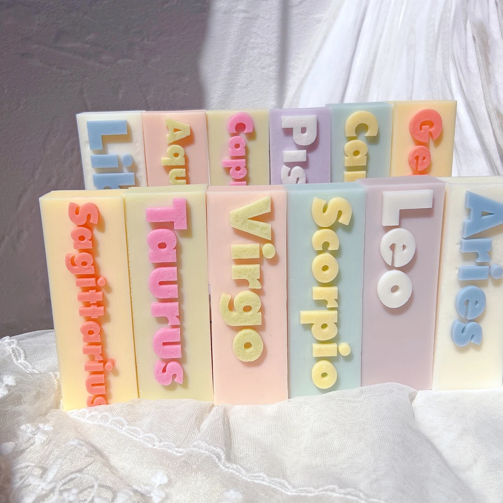 Rectangular-Constellation-Silicone-Molds-Zodiac-Sign-Letter-Slogan-Cake ...