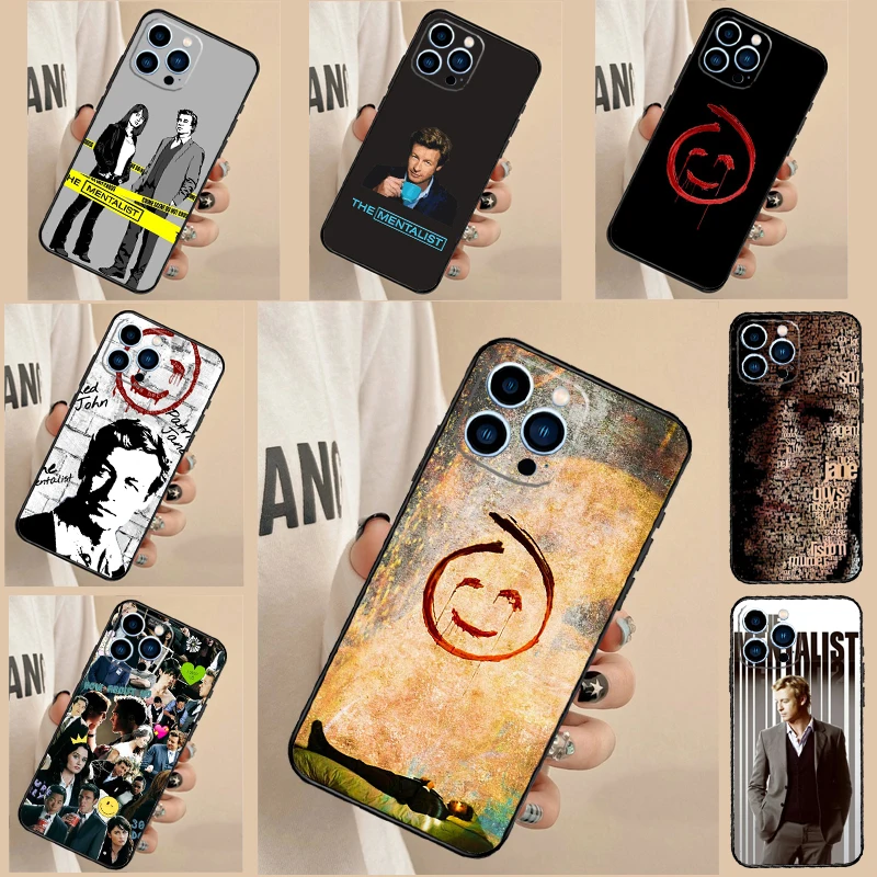 The Mentalist Red John Simon Baker Custodia Per Iphone 15 12 13 Mini 11 14 Pro Max X Xr Xs Max Se 2020 2022 7 8 14 Plus Cover Coque