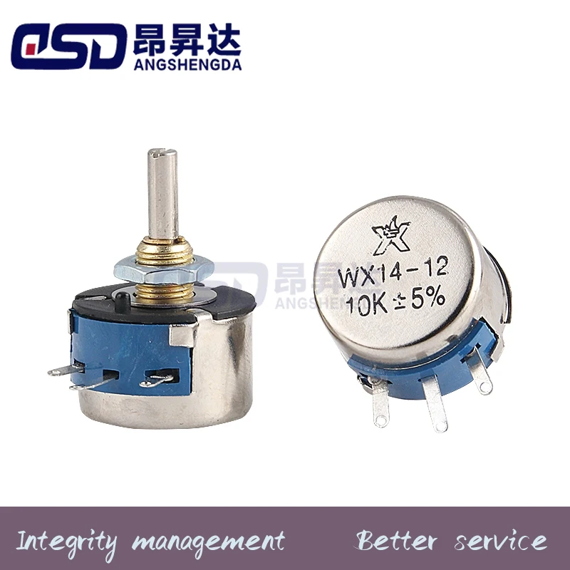 WX14-12 3W Single-Turn Wirewound Potentiometer 1K 2K2 3K3 4K7 20K 10K 22K 100R 470R