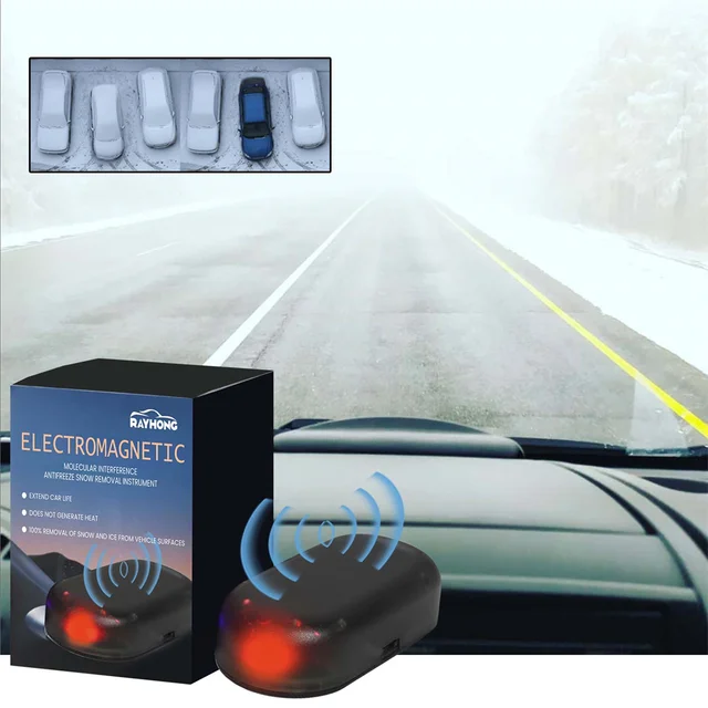 Auto Glas Defroster elektro magnetische Enteiser schnell effiziente  Enteisung Gerät Solar Auto Duft Abtau werkzeug Auto Zubehör - AliExpress