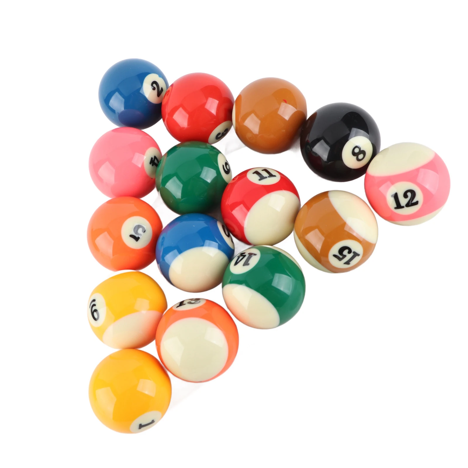57.2mm American Standard Billiard Ball Set Professional Resin Small Pool Cue Ball Full Set