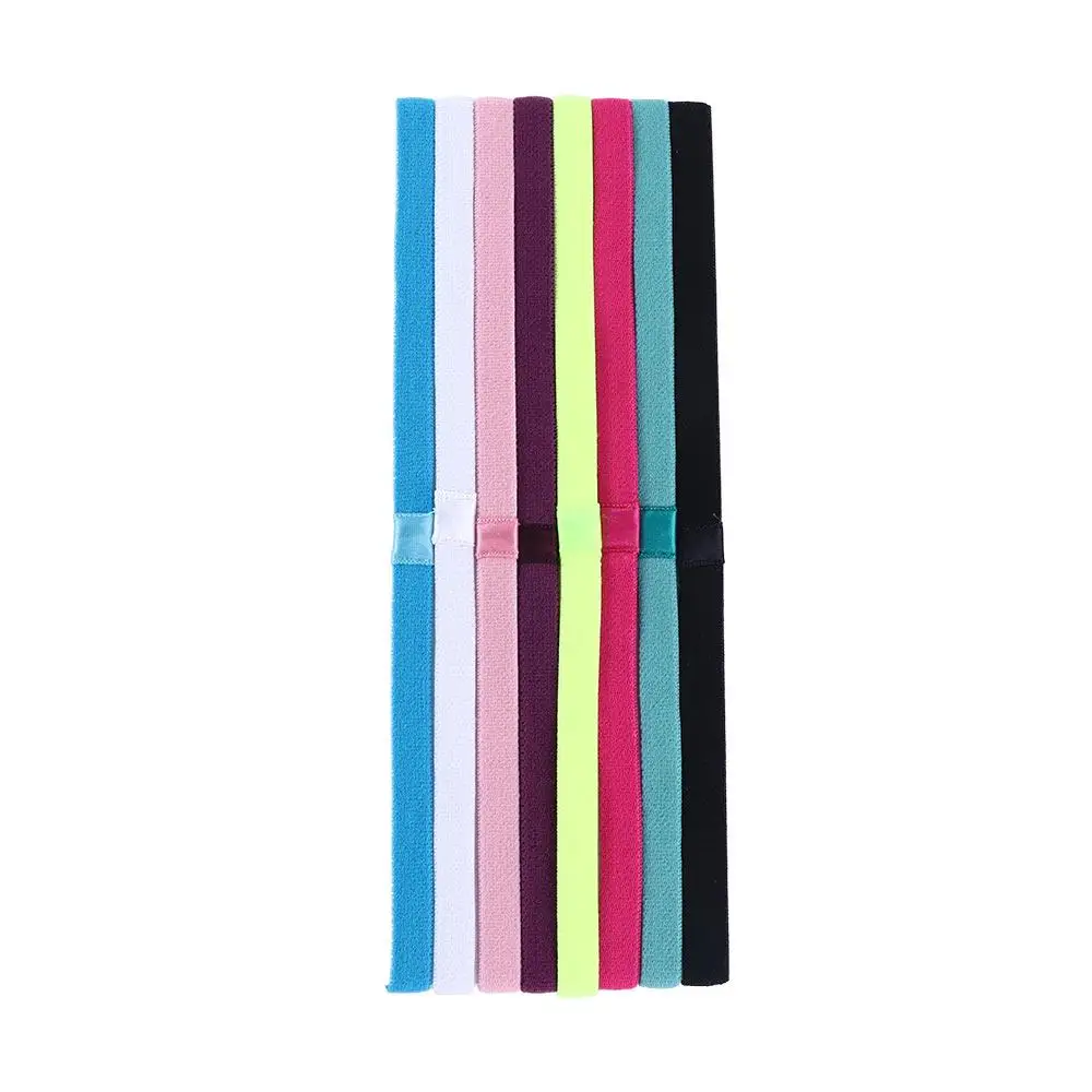 Description Picture 4 of itemWomen Men Elastic Headbands Sports Head Band Hair Band Running Sport Hairband Anti-slip Elastic Bands Sweatband Yoga Hairband