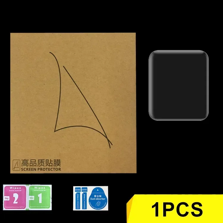 1-5 قطعة حامي الشاشة هيدروجيل فيلم ل أبل ساعة 7 6...