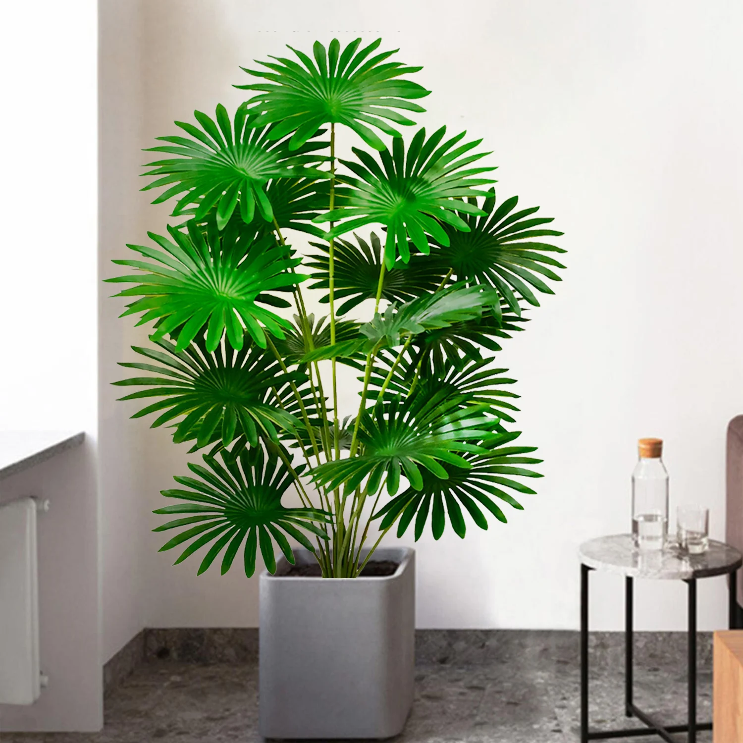 65-105cm (41,32 Zoll) Künstliches Fächerblatt Tropische Pflanze Große Künstliche Palme Büro Heim Feiertagsdekoration – Detail 7