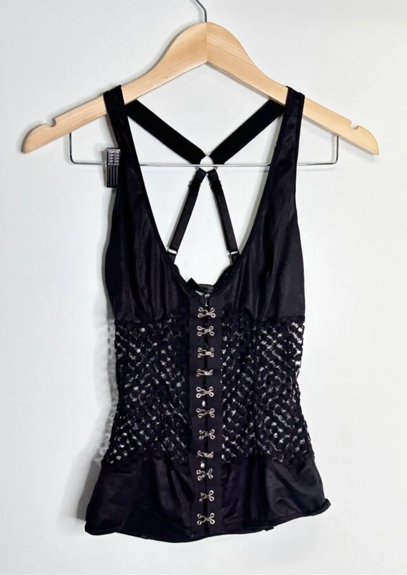 

Seduction Intimates Black Corset Size Large Exotic Accessories