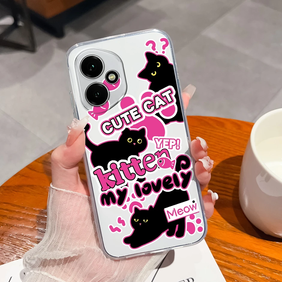 Pretty Flowers Transparent TPU Bumper Protective Cover
